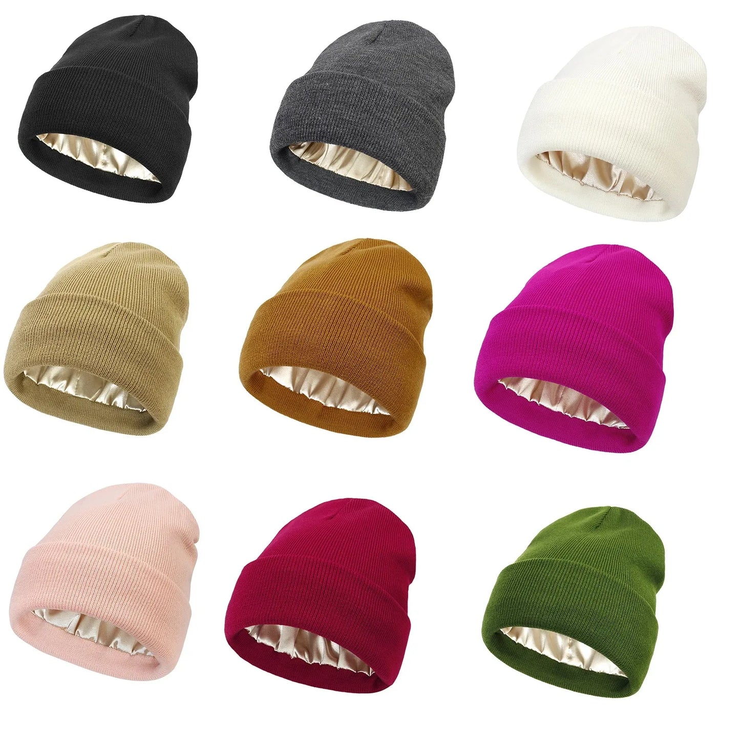 Curlyheadz Essentials™ - Satin Lined Beanie